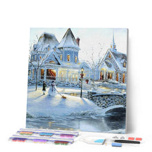 Laden Sie das Bild in den Galerie-Viewer, Diamond Painting | Diamond Painting - House of Snows | Diamond Painting Landscapes landscapes winter | FiguredArt