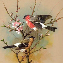 Laden Sie das Bild in den Galerie-Viewer, Diamond Painting, Kleiner Vogel auf Ast