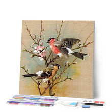 Laden Sie das Bild in den Galerie-Viewer, Diamond Painting | Diamond Painting - Little Bird on Branch | animals birds Diamond Painting Animals | FiguredArt