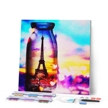 Laden Sie das Bild in den Galerie-Viewer, Diamond Painting | Diamond Painting - Eiffel Tower Vase | Diamond Painting Cities Diamond Painting Romance romance | FiguredArt