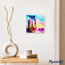 Laden Sie das Bild in den Galerie-Viewer, Diamond Painting | Diamond Painting - Eiffel Tower Vase | Diamond Painting Cities Diamond Painting Romance romance | FiguredArt