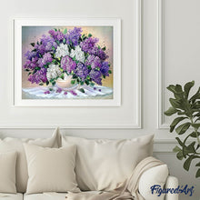 Laden Sie das Bild in den Galerie-Viewer, Diamond Painting | Diamond Painting - Bouquet Purple | Diamond Painting Flowers flowers | FiguredArt