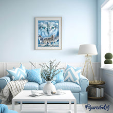 Laden Sie das Bild in den Galerie-Viewer, Diamond Painting | Diamond Painting - Pack of Wolves | animals Diamond Painting Animals rabbits wolves | FiguredArt