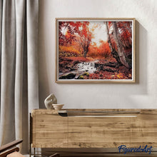 Laden Sie das Bild in den Galerie-Viewer, Diamond Painting | Diamond Painting - Small river in the Forest | Diamond Painting Landscapes landscapes | FiguredArt