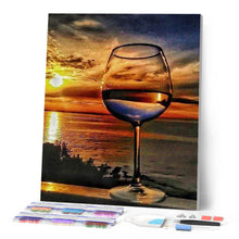 Laden Sie das Bild in den Galerie-Viewer, Diamond Painting | Diamond Painting - Glass and Horizon Sea | Diamond Painting Landscapes landscapes | FiguredArt