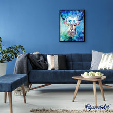 Laden Sie das Bild in den Galerie-Viewer, Diamond Painting | Diamond Painting - Deer Flowers | animals Diamond Painting Animals Diamond Painting Flowers flowers | FiguredArt