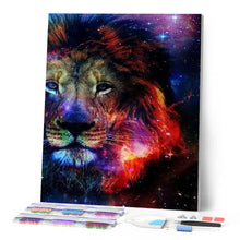 Laden Sie das Bild in den Galerie-Viewer, Diamond Painting | Diamond Painting - Lion Galaxy | animals Diamond Painting Animals lions | FiguredArt