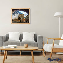 Laden Sie das Bild in den Galerie-Viewer, Diamond Painting | Diamond Painting - Elephant View | animals Diamond Painting Animals elephants | FiguredArt