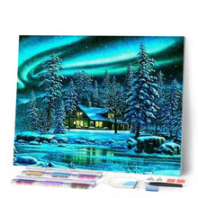 Laden Sie das Bild in den Galerie-Viewer, Diamond Painting | Diamond Painting - Polar Northern Lights | Diamond Painting Landscapes landscapes | FiguredArt