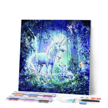 Laden Sie das Bild in den Galerie-Viewer, Diamond Painting | Diamond Painting - Unicorn in the Hood | animals Diamond Painting Animals unicorns | FiguredArt