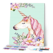 Laden Sie das Bild in den Galerie-Viewer, Diamond Painting | Diamond Painting - Unicorn Drawing | animals Diamond Painting Animals unicorns | FiguredArt
