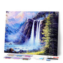 Laden Sie das Bild in den Galerie-Viewer, Diamond Painting | Diamond Painting - Mountain Fall | Diamond Painting Landscapes landscapes mountains | FiguredArt