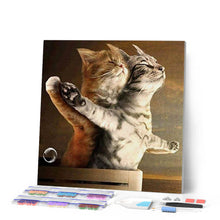 Laden Sie das Bild in den Galerie-Viewer, Diamond Painting | Diamond Painting - Cats Titanic | animals cats Diamond Painting Animals | FiguredArt