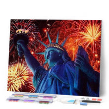 Laden Sie das Bild in den Galerie-Viewer, Diamond Painting | Diamond Painting - Fireworks in New York | cities Diamond Painting Cities | FiguredArt