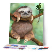 Laden Sie das Bild in den Galerie-Viewer, Diamond Painting | Diamond Painting - Lazy on a Branch | animals Diamond Painting Animals | FiguredArt