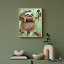 Laden Sie das Bild in den Galerie-Viewer, Diamond Painting | Diamond Painting - Lazy on a Branch | animals Diamond Painting Animals | FiguredArt