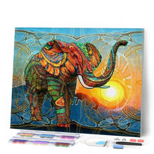 Laden Sie das Bild in den Galerie-Viewer, Diamond Painting | Diamond Painting - Artistic Elephant | animals Diamond Painting Animals elephants | FiguredArt