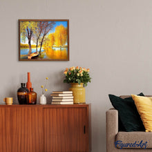 Laden Sie das Bild in den Galerie-Viewer, Diamond Painting | Diamond Painting - Boat on a Pond | Diamond Painting Landscapes landscapes | FiguredArt