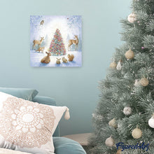 Laden Sie das Bild in den Galerie-Viewer, Diamond Painting | Diamond Painting - Around the Christmas Tree | animals christmas Diamond Painting Animals | FiguredArt