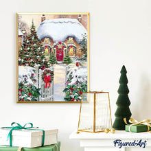 Laden Sie das Bild in den Galerie-Viewer, Diamond Painting | Diamond Painting - Cozy in Winter | Diamond Painting Landscapes landscapes winter | FiguredArt
