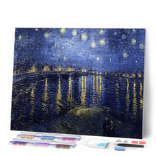 Laden Sie das Bild in den Galerie-Viewer, Diamond Painting | Diamond Painting - Van Gogh Starry Night over the Rhone | Diamond Painting Famous Paintings famous paintings van gogh |