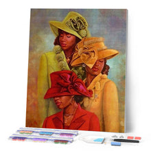 Laden Sie das Bild in den Galerie-Viewer, Diamond Painting | Diamond Painting - Three Women | Diamond Painting Romance romance | FiguredArt