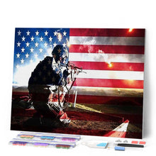 Laden Sie das Bild in den Galerie-Viewer, Diamond Painting | Diamond Painting - American Soldier | Diamond Painting Other other | FiguredArt
