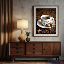 Laden Sie das Bild in den Galerie-Viewer, Diamond Painting | Diamond Painting - Coffee and macaroons | Diamond Painting kitchen kitchen | FiguredArt