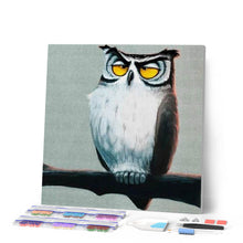 Laden Sie das Bild in den Galerie-Viewer, Diamond Painting | Diamond Painting - Sleepy Owl | animals Diamond Painting Animals owls | FiguredArt