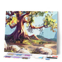 Laden Sie das Bild in den Galerie-Viewer, Diamond Painting | Diamond Painting - Flowers in Tree | Diamond Painting Landscapes flowers landscapes trees | FiguredArt