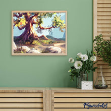 Laden Sie das Bild in den Galerie-Viewer, Diamond Painting | Diamond Painting - Flowers in Tree | Diamond Painting Landscapes flowers landscapes trees | FiguredArt
