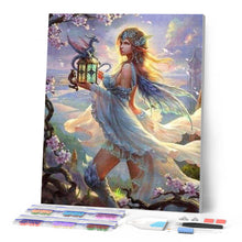 Laden Sie das Bild in den Galerie-Viewer, Diamond Painting | Diamond Painting - Goddess and Dragon | Diamond Painting Romance dragons romance | FiguredArt