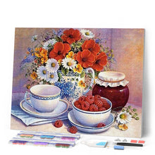 Laden Sie das Bild in den Galerie-Viewer, Diamond Painting | Diamond Painting - Jam and Raspberry | Diamond Painting kitchen kitchen | FiguredArt