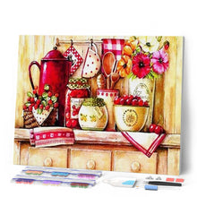 Laden Sie das Bild in den Galerie-Viewer, Diamond Painting | Diamond Painting - In the Kitchen | Diamond Painting kitchen kitchen | FiguredArt