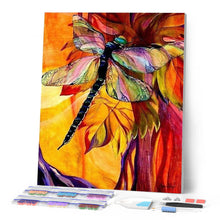 Laden Sie das Bild in den Galerie-Viewer, Diamond Painting | Diamond Painting - Artistic Dragonfly | animals Diamond Painting Animals | FiguredArt