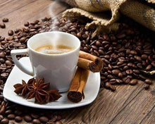 Laden Sie das Bild in den Galerie-Viewer, Diamond Painting, Kaffee und Zimt