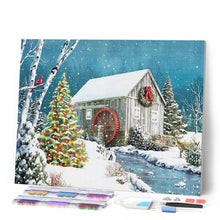 Laden Sie das Bild in den Galerie-Viewer, Diamond Painting | Diamond Painting - Cabin near the River | Diamond Painting Landscapes landscapes | FiguredArt