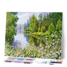 Laden Sie das Bild in den Galerie-Viewer, Diamond Painting | Diamond Painting - Near the Lake | Diamond Painting Landscapes landscapes | FiguredArt