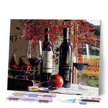 Laden Sie das Bild in den Galerie-Viewer, Diamond Painting | Diamond Painting - Red Wine | Diamond Painting kitchen kitchen | FiguredArt