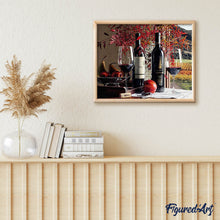Laden Sie das Bild in den Galerie-Viewer, Diamond Painting | Diamond Painting - Red Wine | Diamond Painting kitchen kitchen | FiguredArt