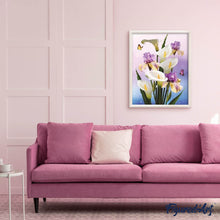 Laden Sie das Bild in den Galerie-Viewer, Diamond Painting | Diamond Painting - Aromas and Iris | Diamond Painting Flowers flowers | FiguredArt