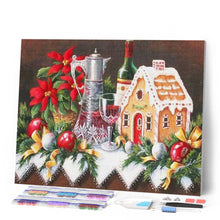 Laden Sie das Bild in den Galerie-Viewer, Diamond Painting | Diamond Painting - Christmas Table | christmas Diamond Painting kitchen kitchen | FiguredArt