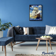 Laden Sie das Bild in den Galerie-Viewer, Diamond Painting | Diamond Painting - Large Galion | Diamond Painting Ships ships | FiguredArt