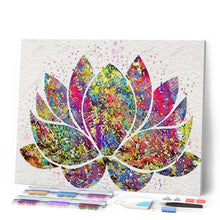 Laden Sie das Bild in den Galerie-Viewer, Diamond Painting | Diamond Painting - Colorful Lotus | Diamond Painting Flowers flowers | FiguredArt