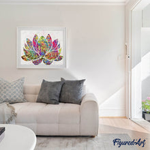 Laden Sie das Bild in den Galerie-Viewer, Diamond Painting | Diamond Painting - Colorful Lotus | Diamond Painting Flowers flowers | FiguredArt
