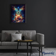 Laden Sie das Bild in den Galerie-Viewer, Diamond Painting | Diamond Painting - Celestial Owl | animals Diamond Painting Animals owls | FiguredArt