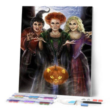 Laden Sie das Bild in den Galerie-Viewer, Diamond Painting | Diamond Painting - Halloween Witches | Diamond Painting Other halloween other | FiguredArt