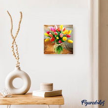 Laden Sie das Bild in den Galerie-Viewer, Diamond Painting | Diamond Painting - Bouquet of Tulips | Diamond Painting Flowers flowers | FiguredArt