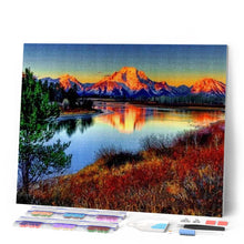 Laden Sie das Bild in den Galerie-Viewer, Diamond Painting | Diamond Painting - Mountain Lake | Diamond Painting Landscapes landscapes mountains | FiguredArt