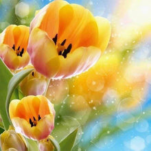 Laden Sie das Bild in den Galerie-Viewer, Diamond Painting, Gelbe Tulpen